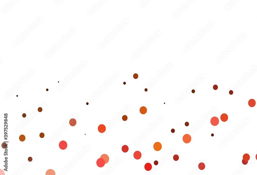 Light Yellow, Orange vector texture with disks. Light Yellow, Orange vector texture with disks.