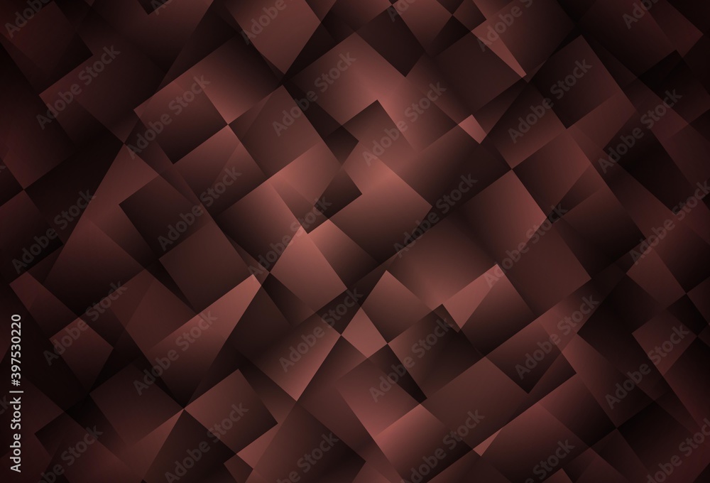 Naklejka premium Dark Pink, Red vector texture in rectangular style.