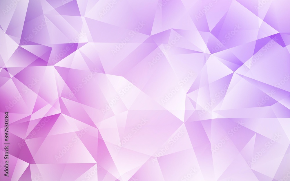 Light Purple vector abstract mosaic pattern. Light Purple vector abstract mosaic pattern.