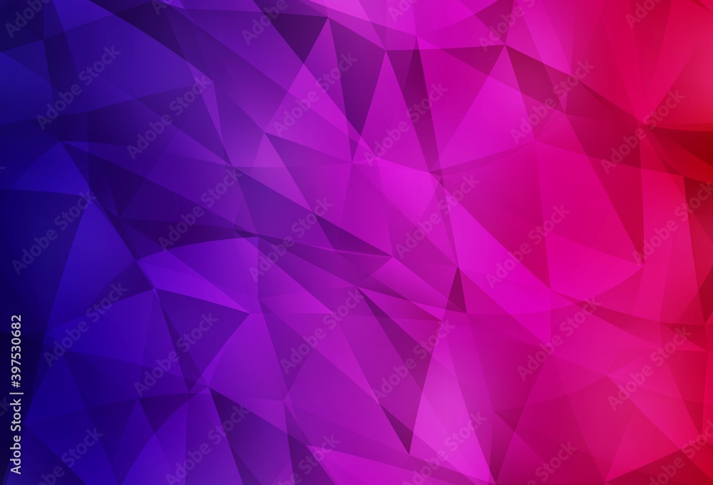 Dark Purple, Pink vector abstract mosaic backdrop. Dark Purple, Pink vector abstract mosaic backdrop.