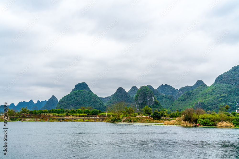 The li River in Guilin, Guangxi Province, China