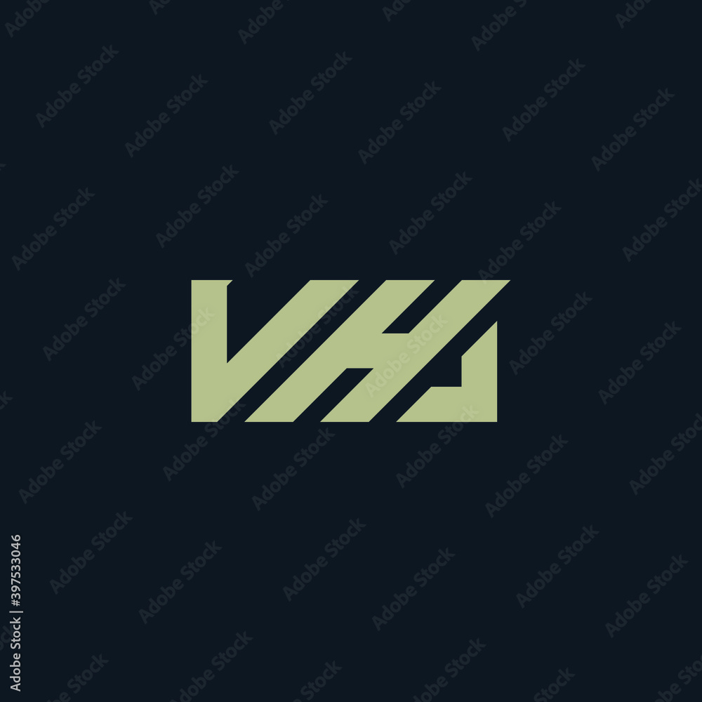 Minimal Letter VH Logo Design, Outstanding Professional Elegant Trendy Awesome Artistic  and Based Alphabet Iconic monogram Logo Design