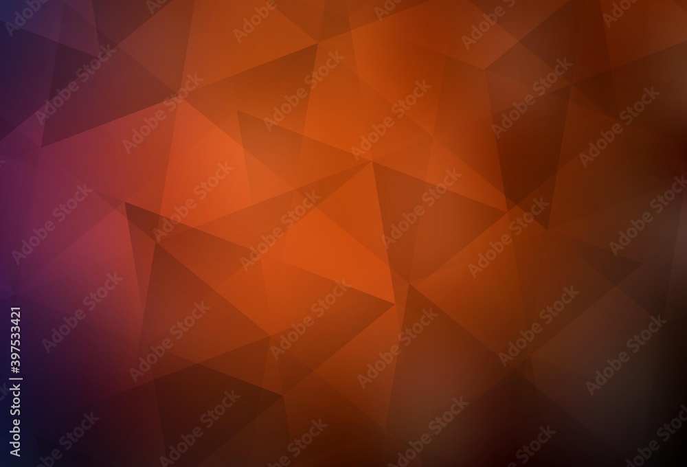 Dark Red vector shining triangular backdrop. Dark Red vector shining triangular backdrop.