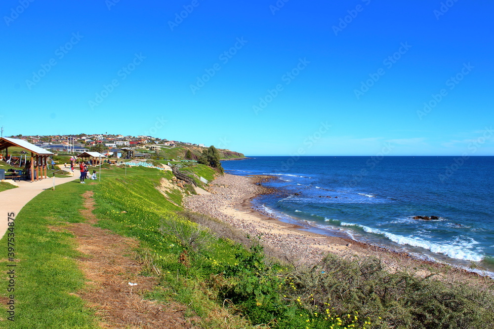 view of the coast of the sea in Adelaide view of the coast of the sea in Adelaide