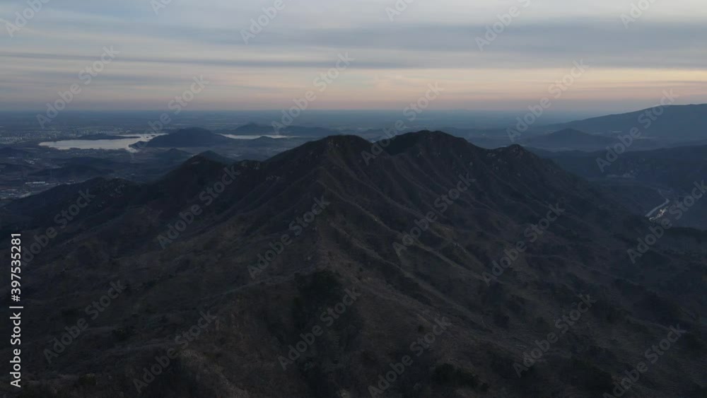 Aerial photography of villages in the suburbs of Beijing Aerial photography of villages in the suburbs of Beijing