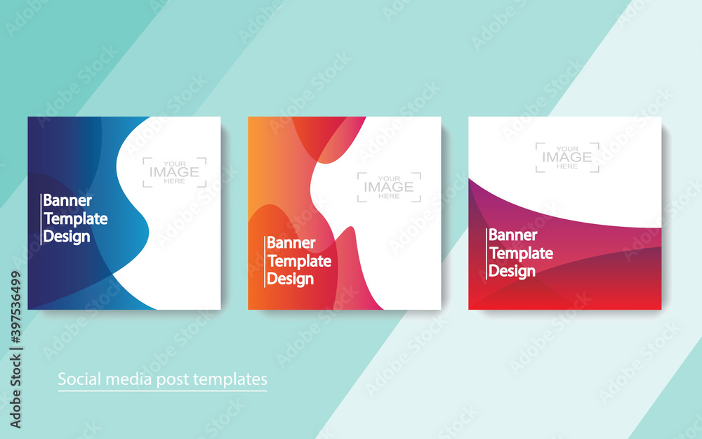set banner social media post design,vector illustrations. set banner social media post design,vector illustrations.