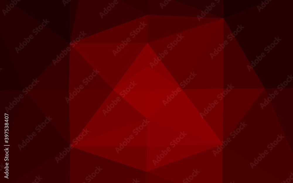 Light Red vector polygon abstract backdrop. Light Red vector polygon abstract backdrop.