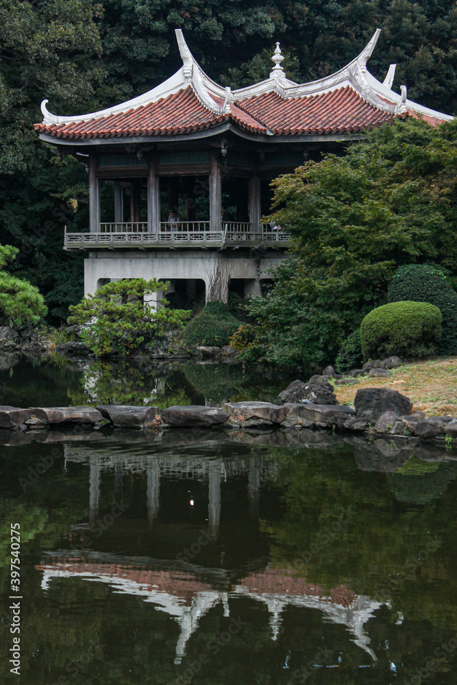 pavilion in the garden