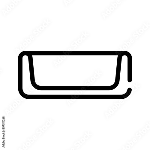 rosin for violin line icon vector illustration
