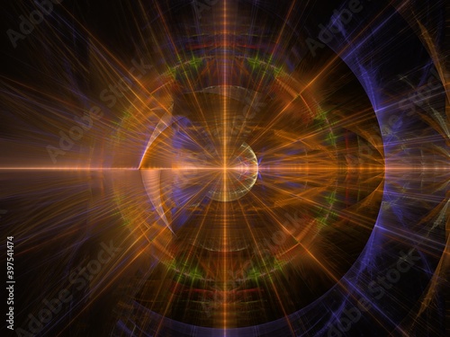 Imaginatory fractal background Image