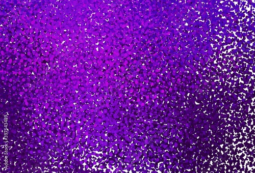 Dark Purple, Pink vector background with bubbles.