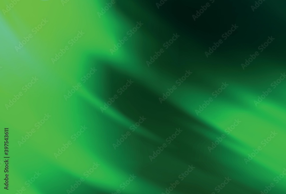 Dark Green vector abstract blurred background. Dark Green vector abstract blurred background.