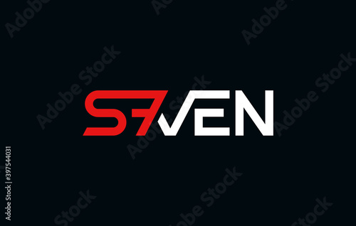 Number 7 logo with letter S.