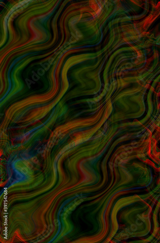 Green red wavy background