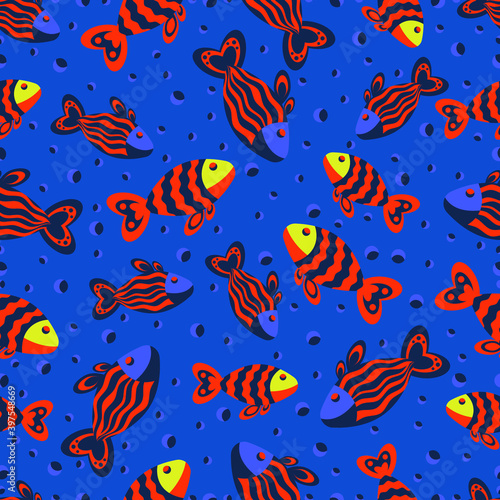 bright and juicy fish pattern