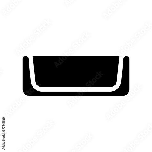 rosin for violin glyph icon vector illustration