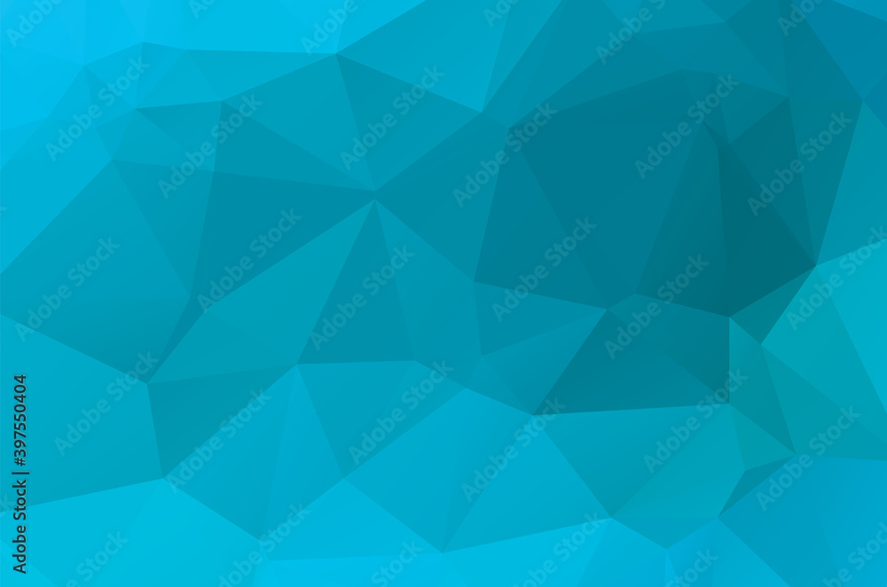Blue vivid geometric polygonal abstract design background template Blue vivid geometric polygonal abstract design background template