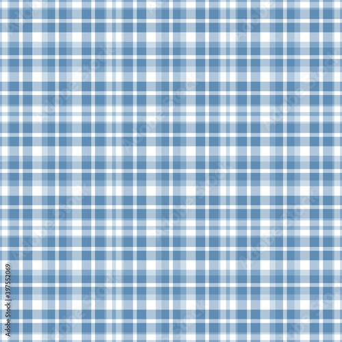 Plaid seamless pattern. Vector background of textile ornament. Flat fabric design.