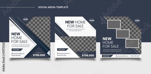 Real estate social media post templates