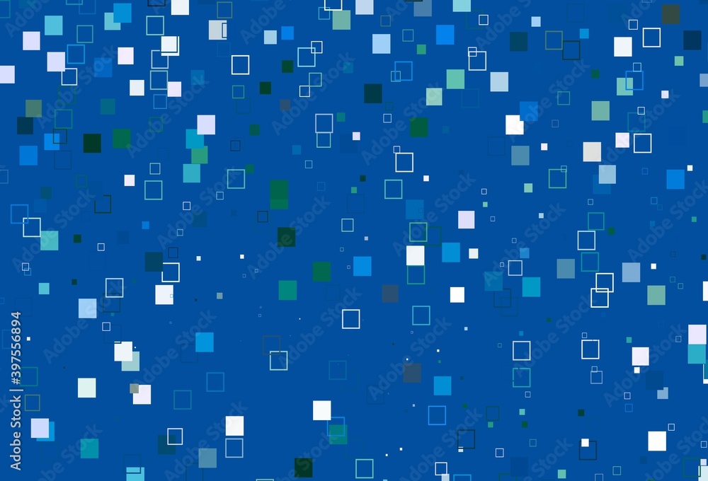 Light Blue, Green vector texture with rectangular style. Light Blue, Green vector texture with rectangular style.