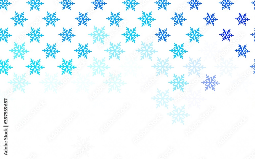 Light BLUE vector template in carnival style. Light BLUE vector template in carnival style.