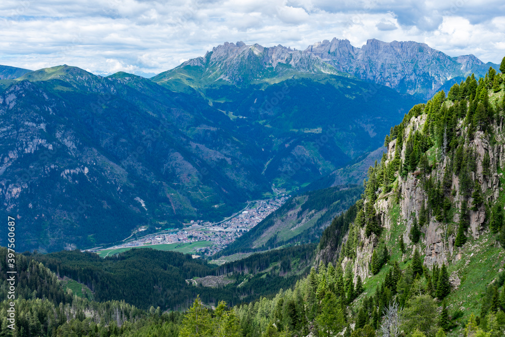 Italy, Trentino, Lagorai, Predazzo - 19 July 2020 - Wonderful landscape seen from the Lagorai