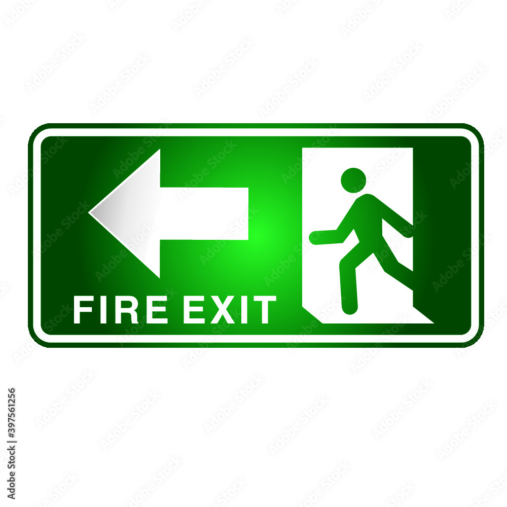 Fire Exit - Emergency Sign Fire Exit - Emergency Sign