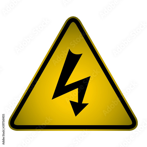 high voltage sign