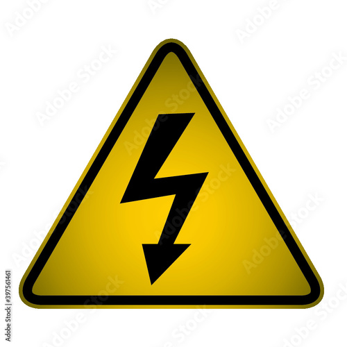 high voltage sign 