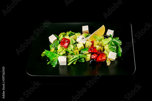 Fototapeta Naklejka Na Ścianę i Meble -  fresh vegetable salad. Japanese food