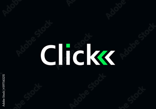 Click pointer creative logo.