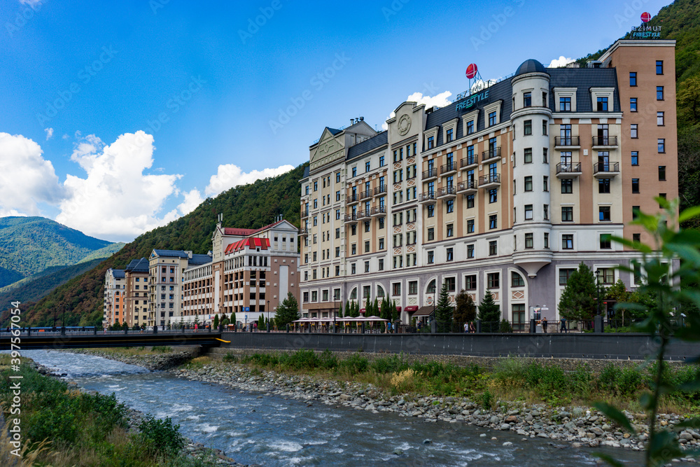 Fototapeta premium Roza Hutor Sochi