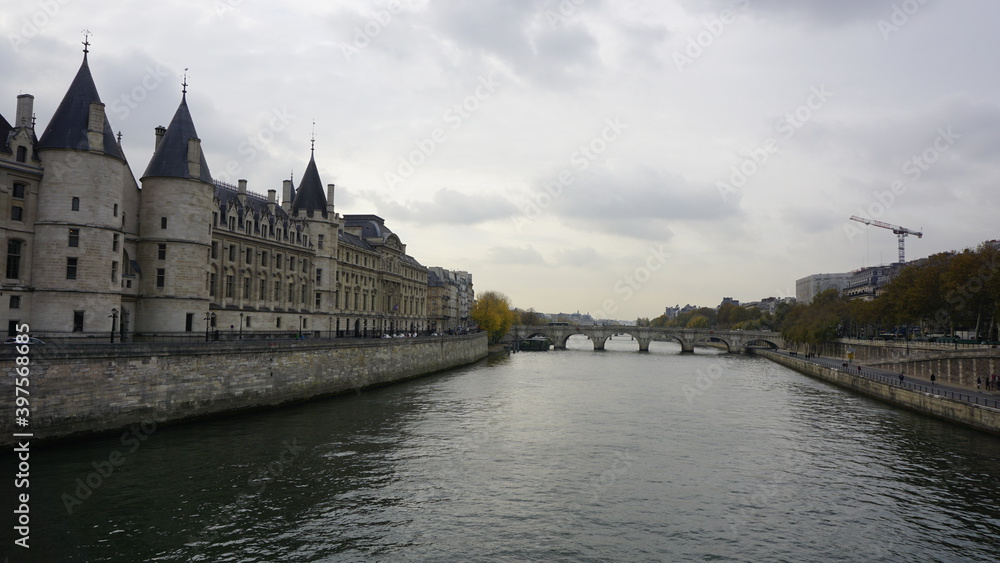 Beautiful landmarks and arts of Paris