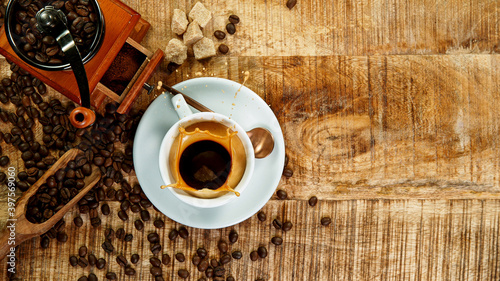 coffee expresso with coffee...