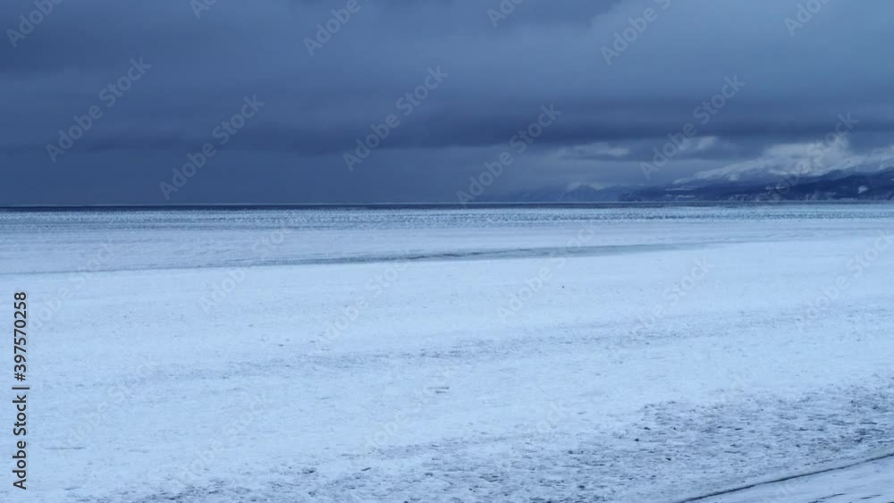 オホーツク海の流氷 オホーツク海の流氷