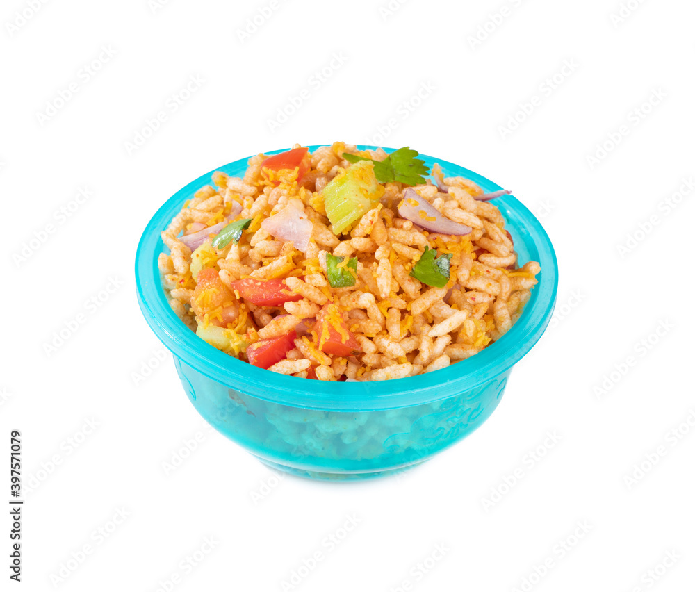 Homemade Bhelpuri is Savory Snack or Chaat. It is Made out of Puffed Rice, Vegetables And Tamarind Sauce it is Also Popular Street Food of India Homemade Bhelpuri is Savory Snack or Chaat. It is Made out of Puffed Rice, Vegetables And Tamarind Sauce it is Also Popular Street Food of India
