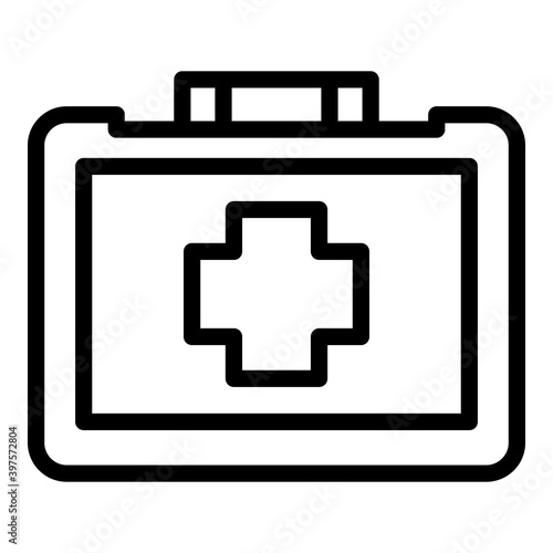 Telehealth icon. Outline telehealth vector icon for web design isolated on white background