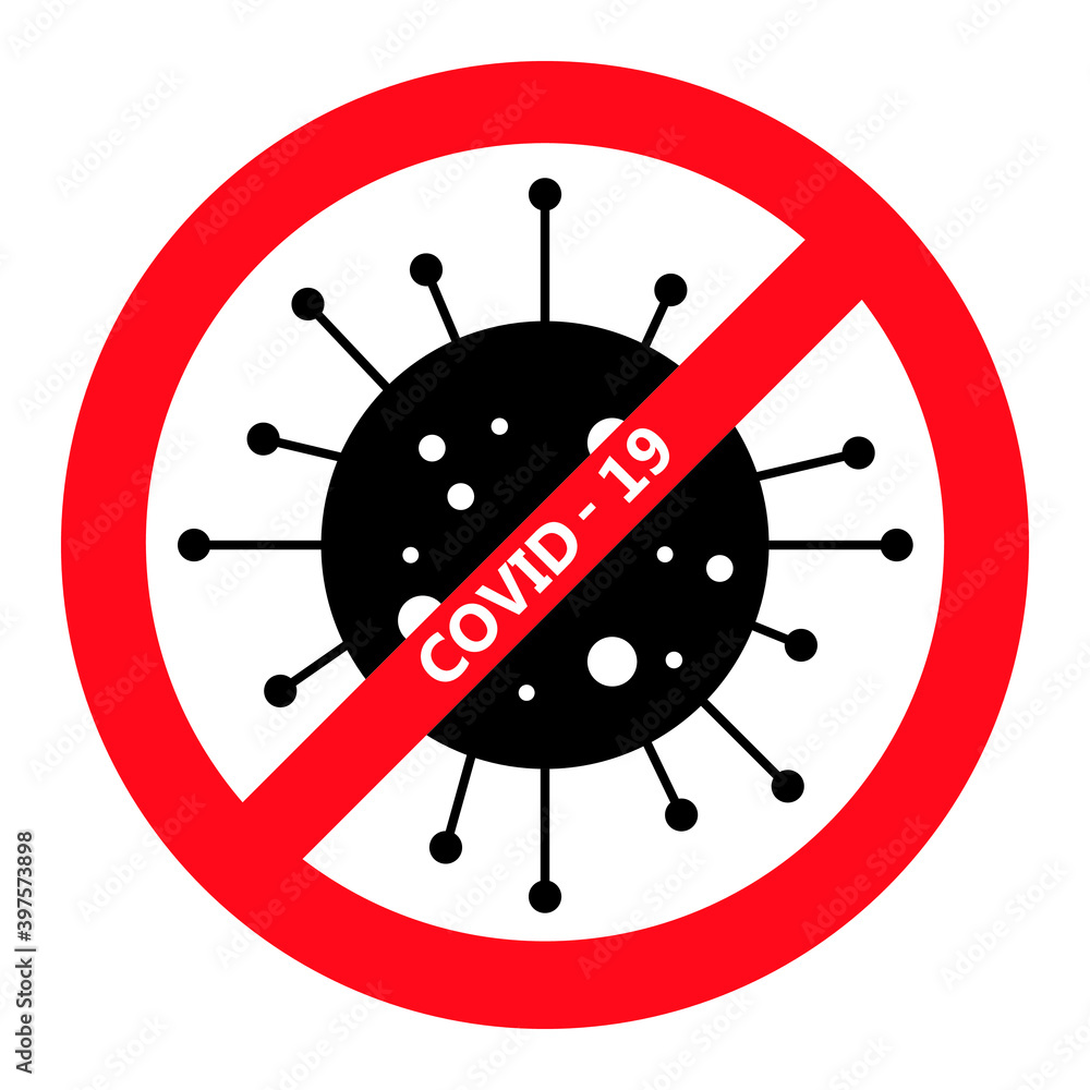 Stop Covid -19 icon quarantine coronavirus Stop Covid -19 icon quarantine coronavirus