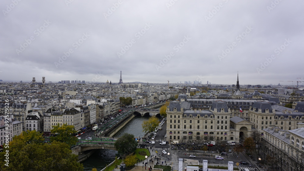 Beautiful landscapes of Paris