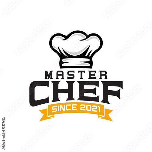 Master Chef Logo Design Vector Template
