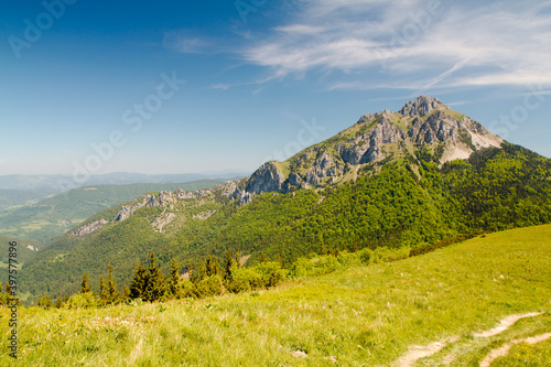 Letni krajobraz górski