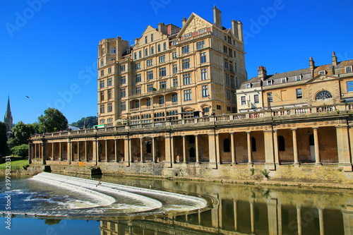 The town of Bath in England, UK