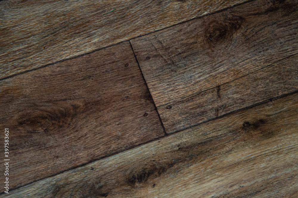 Wooden parquet plank texture closeup for background - obrazy, fototapety, plakaty 