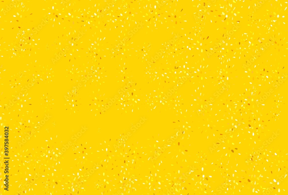 Light Yellow vector background with bubbles. Light Yellow vector background with bubbles.