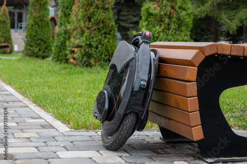 Electric unicycle  ecological urban transport