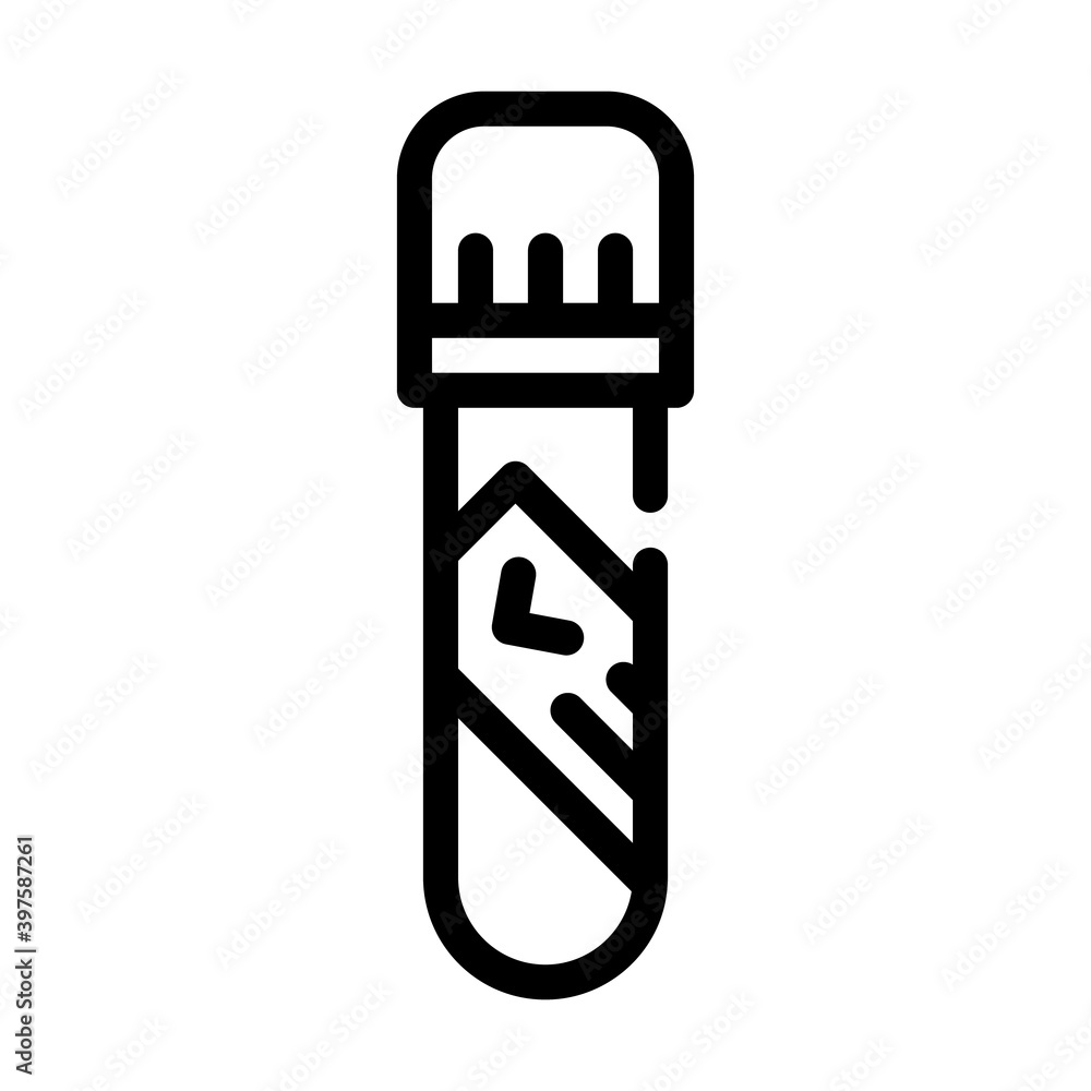 blood analysis line icon vector illustration black blood analysis line icon vector illustration black