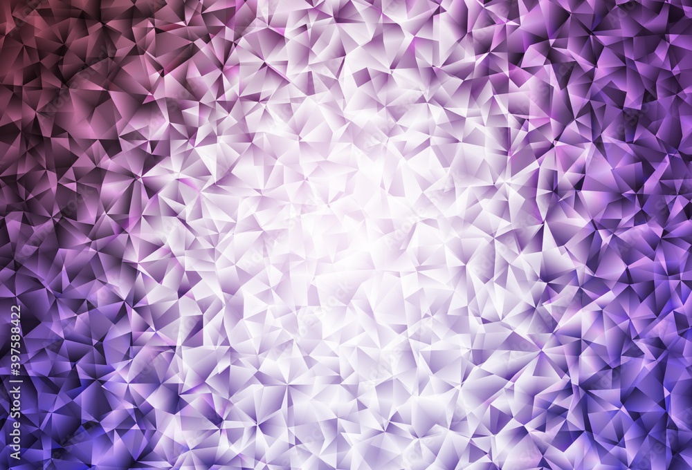 Light Purple vector polygonal pattern. Light Purple vector polygonal pattern.