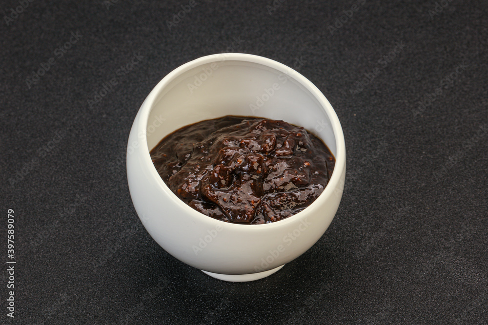 Black Pepper sauce in the bowl Black Pepper sauce in the bowl