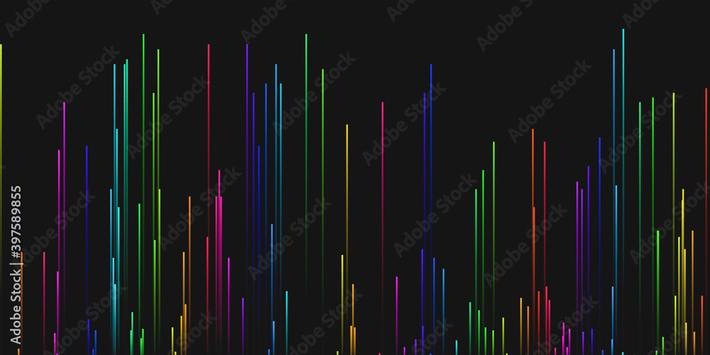 Abstract background of multicolored lines. Abstract background of multicolored lines.