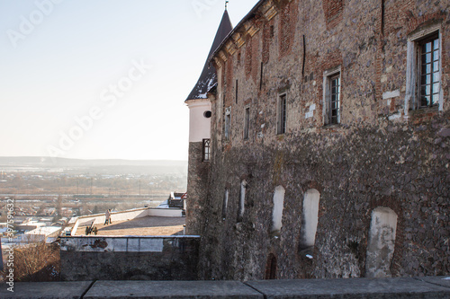 old abandoned building Mukachevo Palanok